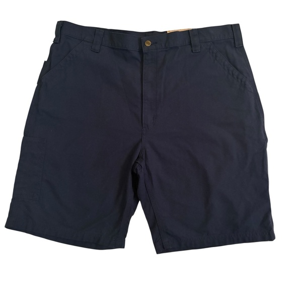 Carhartt Blue Flat Front Shorts with Tailored Fit 42x10 - Picture 1 of 10